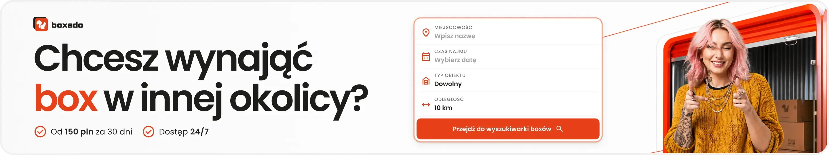 Znajdź box do wynajęcia w innej okolicy
